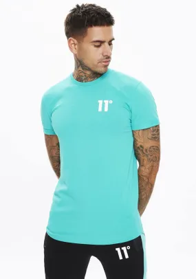 11 Degrees Muscle Fit T-Shirt, Viridian Green