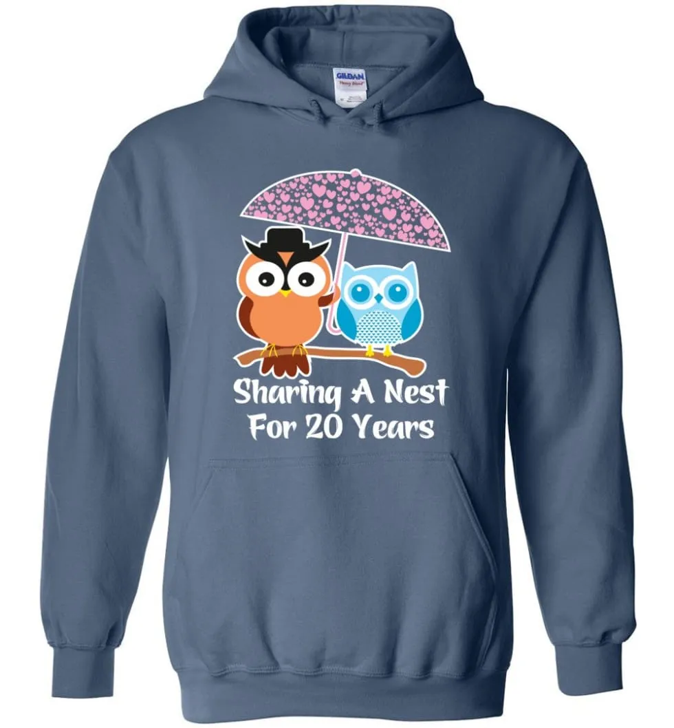 20 Years Wedding Anniversary Gifts Valentine's Day Hoodie