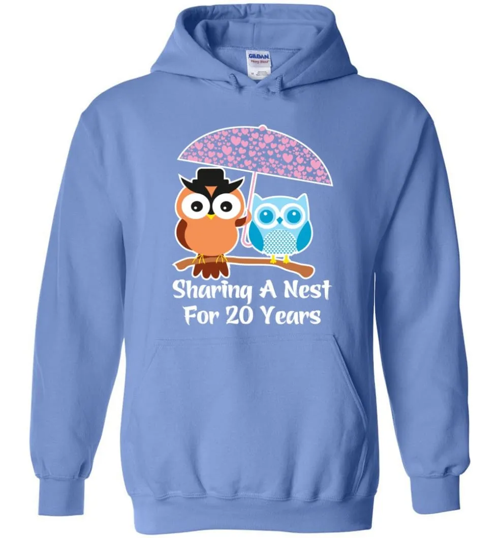 20 Years Wedding Anniversary Gifts Valentine's Day Hoodie