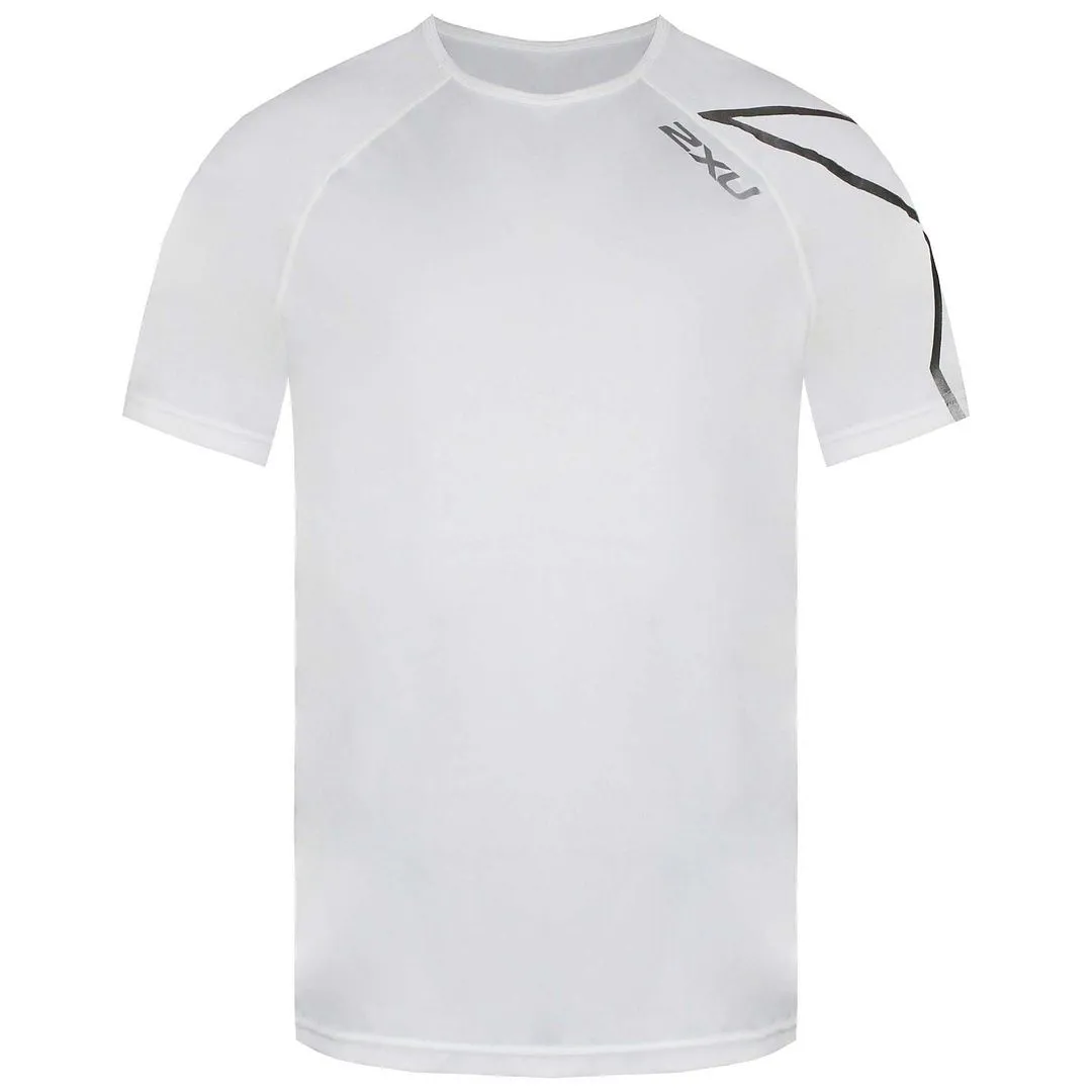 2XU BSR Active Mens White/Silver T-Shirt