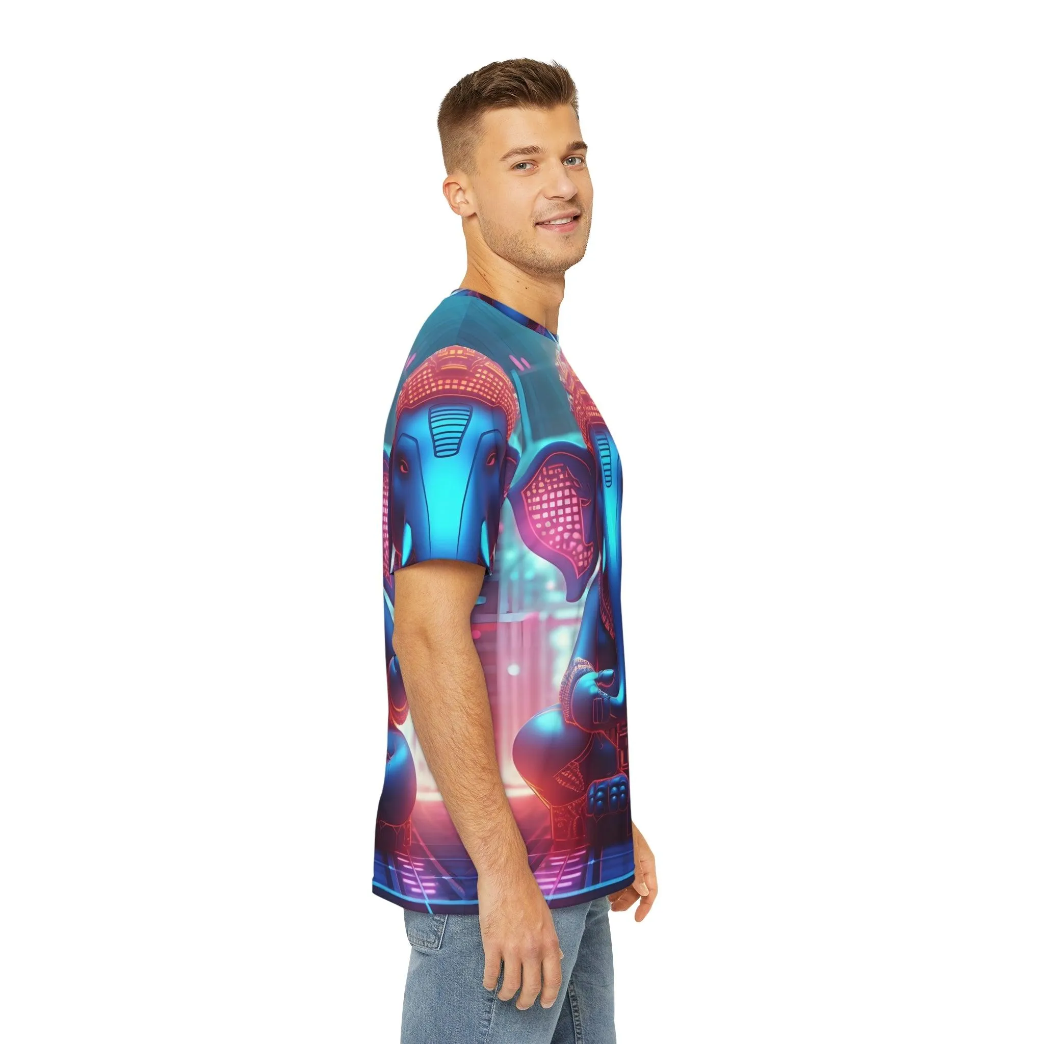 3D Ganesh Remover Of Obstacles Full Sublimation Shirt - Embrace the Power and Style Colorful Symmetrical Sublimation- All Over Print (AOP) - Street or Festival Wear