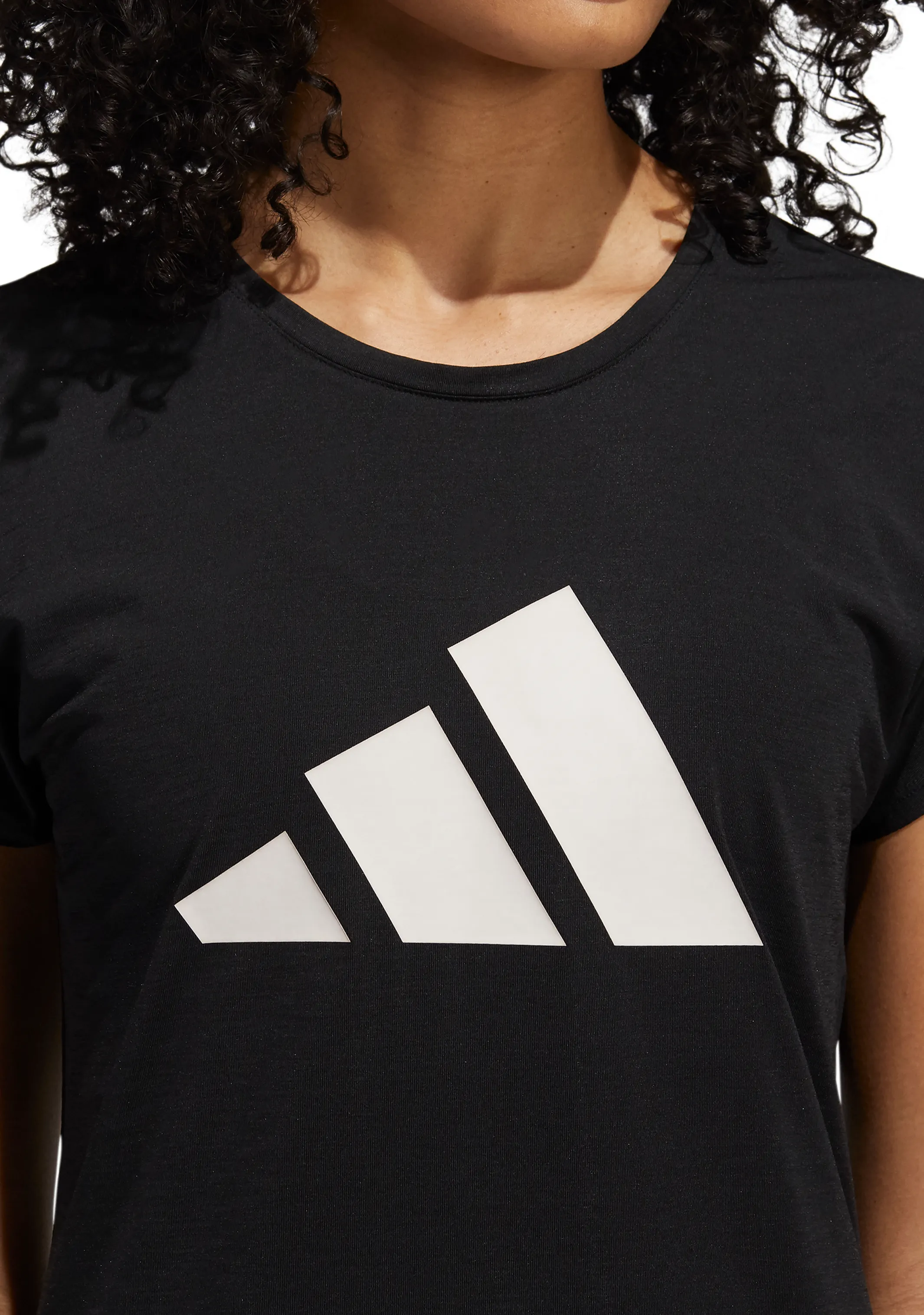 ADIDAS WOMENS 3 STRIPE TRAINING TEE <BR> GR8261