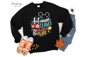 Autumn Leaves and Magical Please Sweatshirt