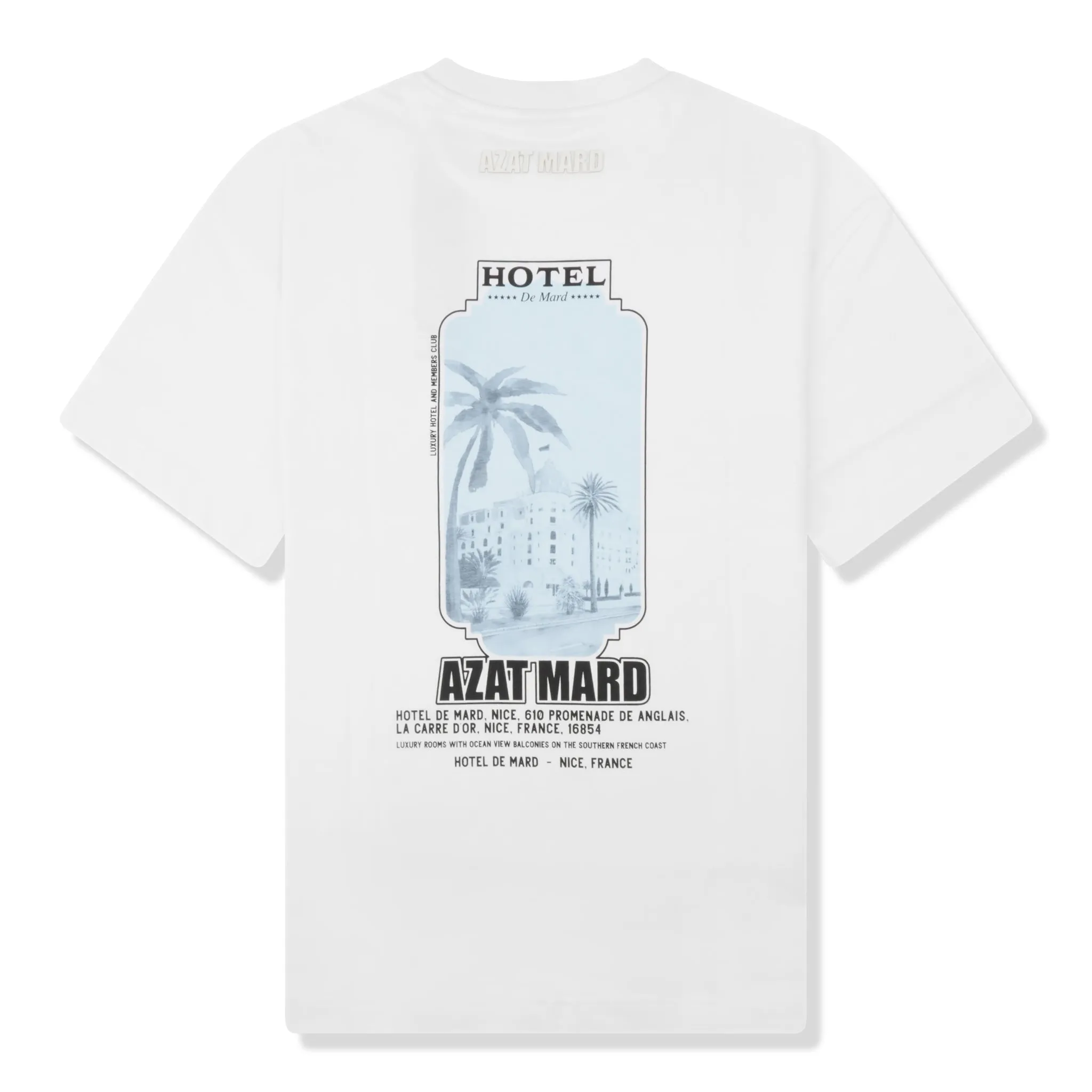 Azat Mard Hotel De Mard T Shirt White