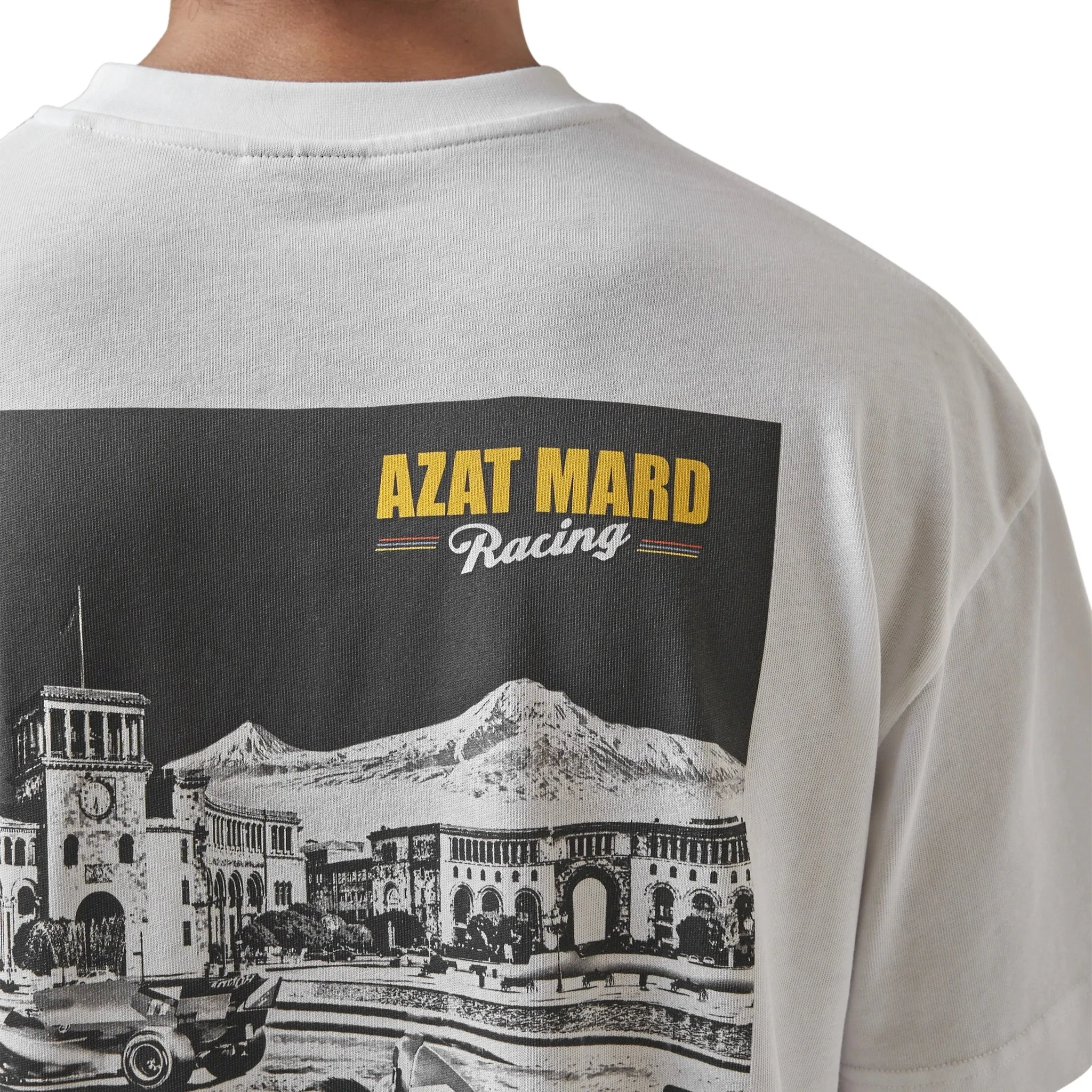 Azat Mard Yerevan Racing T Shirt White