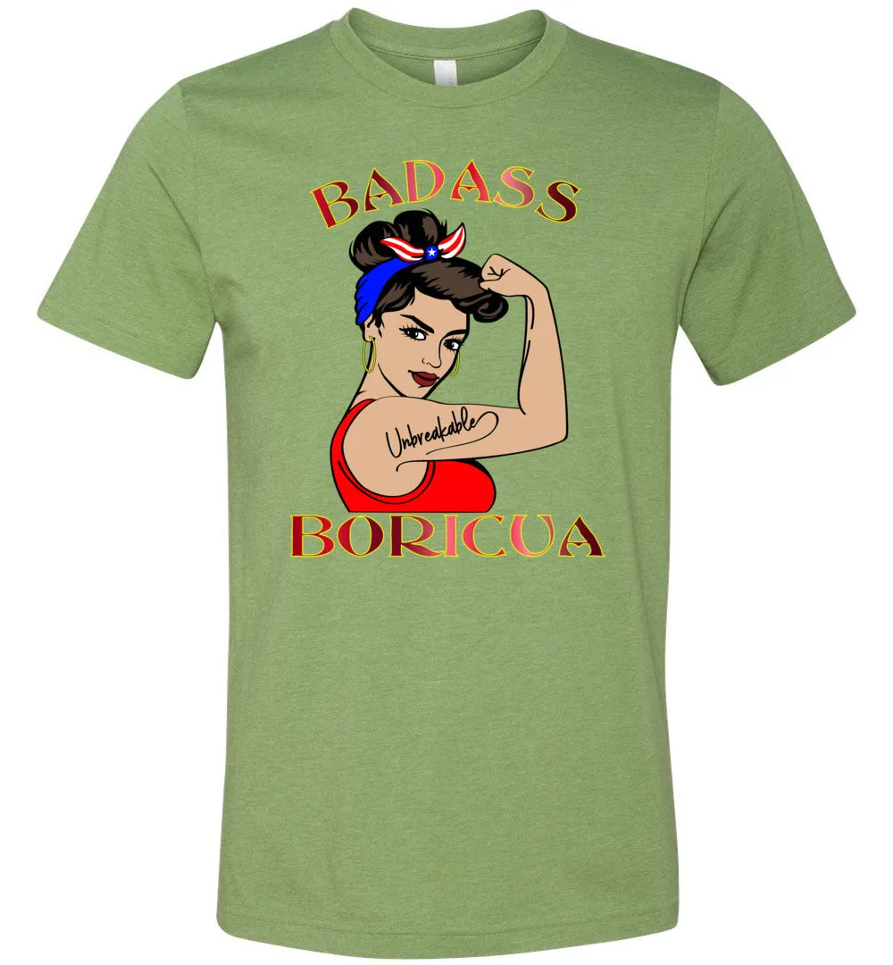 Badass Unbreakable Boricua (XS-5XL) Unisex T-Shirt