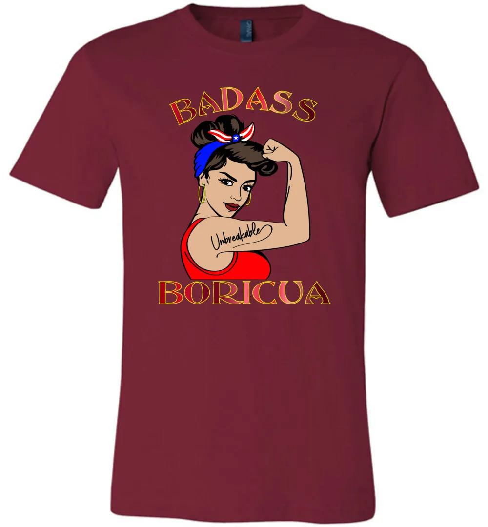 Badass Unbreakable Boricua (XS-5XL) Unisex T-Shirt