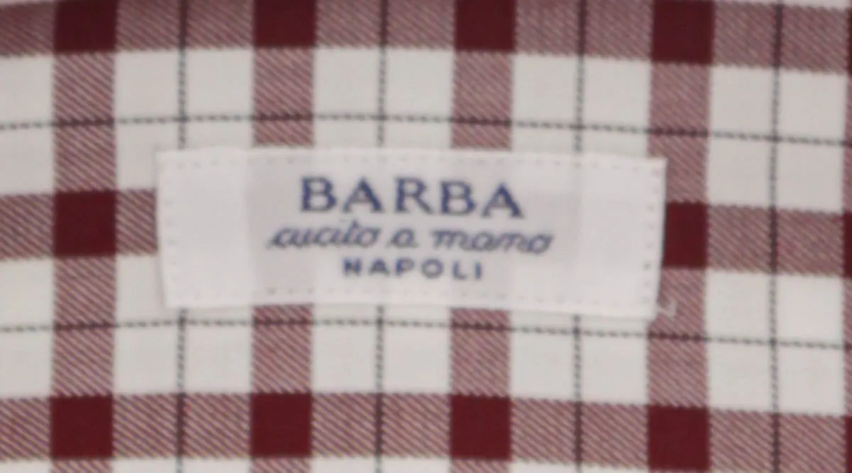 Barba Napoli White Shirt - Slim