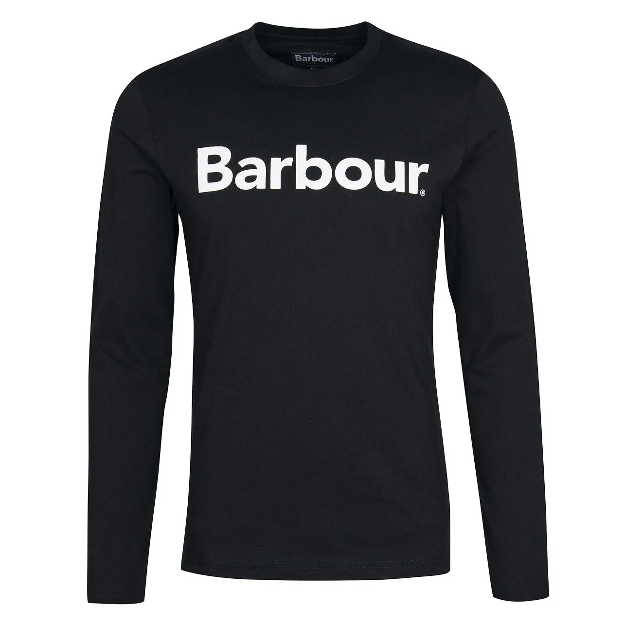 Barbour L/S Logo T-Shirt Black