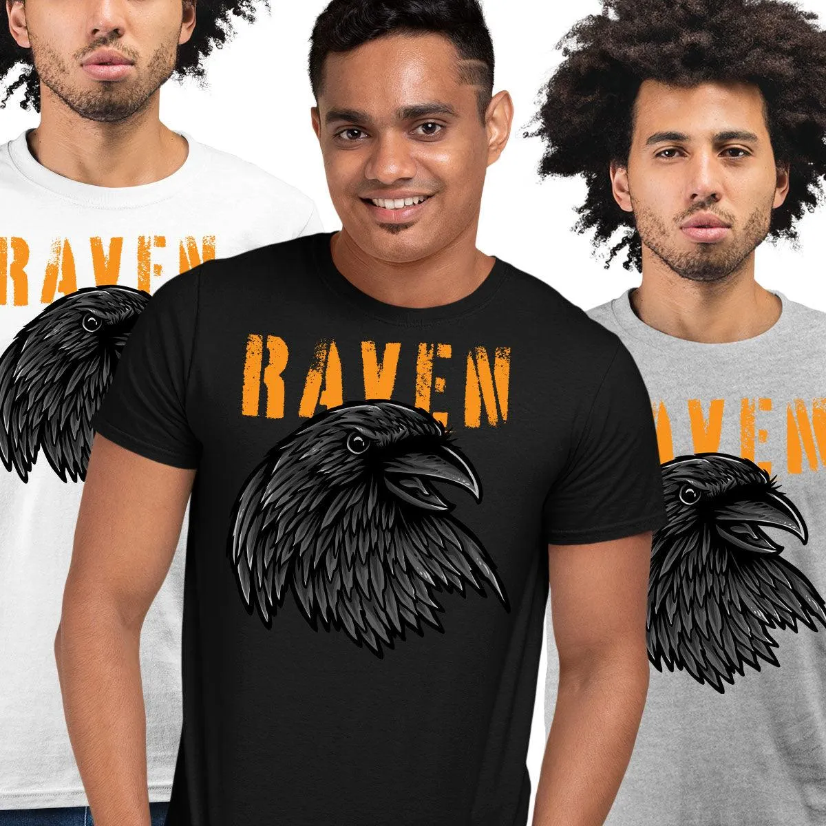 Black Raven Funny Bird Tee The World Needs More Bird Fun Unisex T-shirt