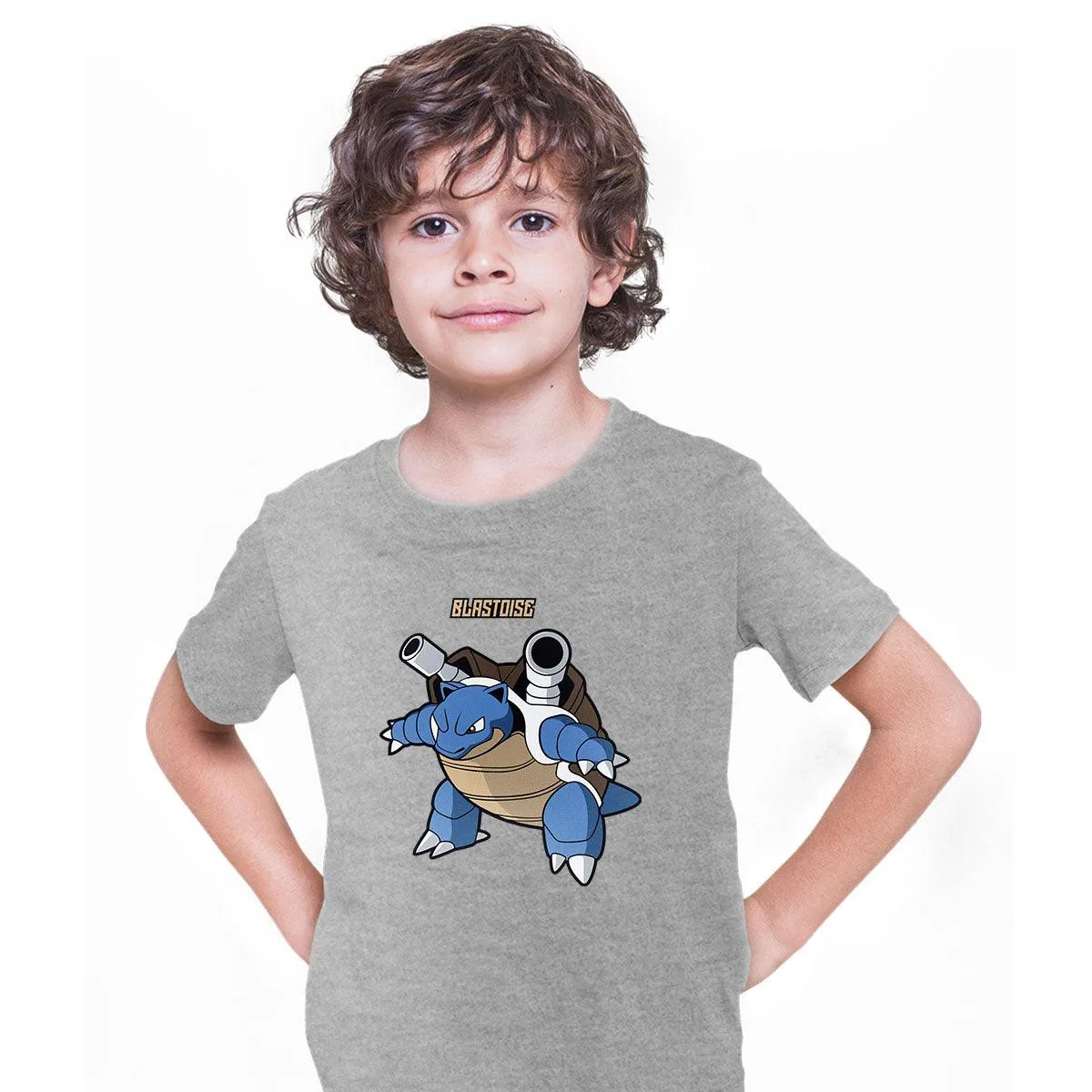 Blastoise Pokemon Go Kids T-Shirt Printed Manga Japan Birthday Gift Boys Top T-shirt for Kids