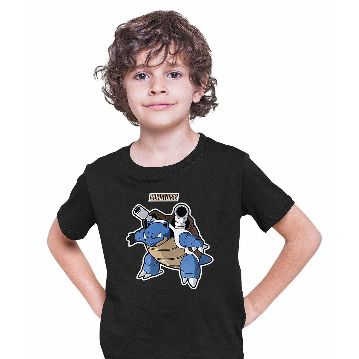 Blastoise Pokemon Go Kids T-Shirt Printed Manga Japan Birthday Gift Boys Top T-shirt for Kids