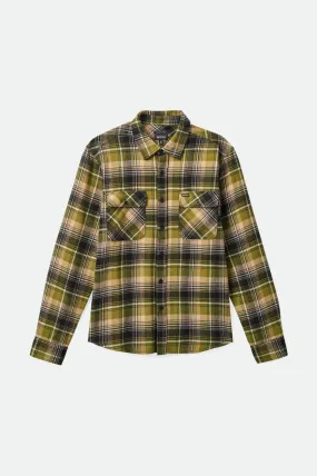 Bowery Flannel - Green Kelp/Sand/Black