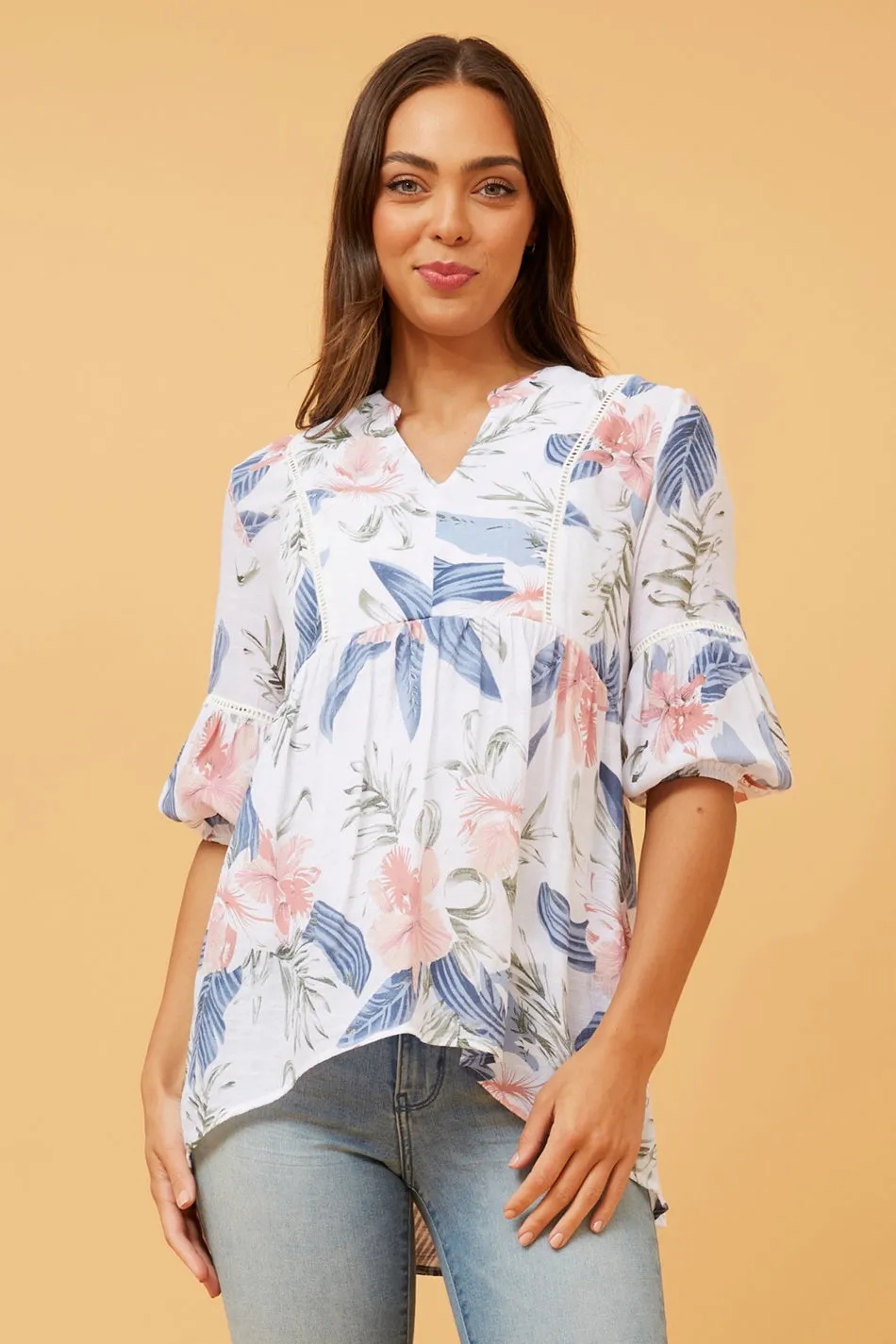 BRANDI FLORAL TOP