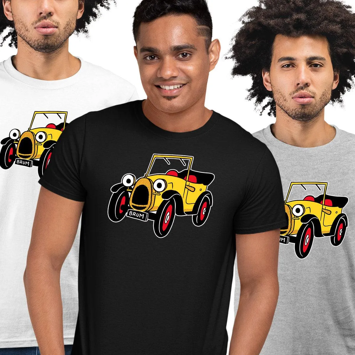 Brum Brum Typographygraphy Unisex T-Shirt