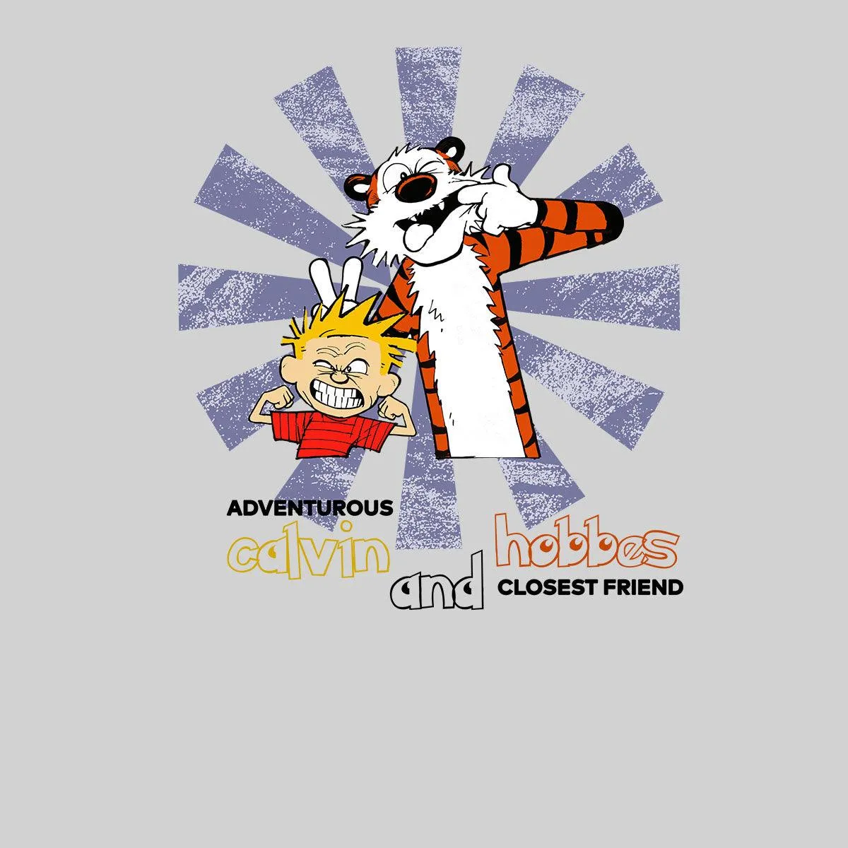 Calvin and Hobbes Retro Adventure T-shirt