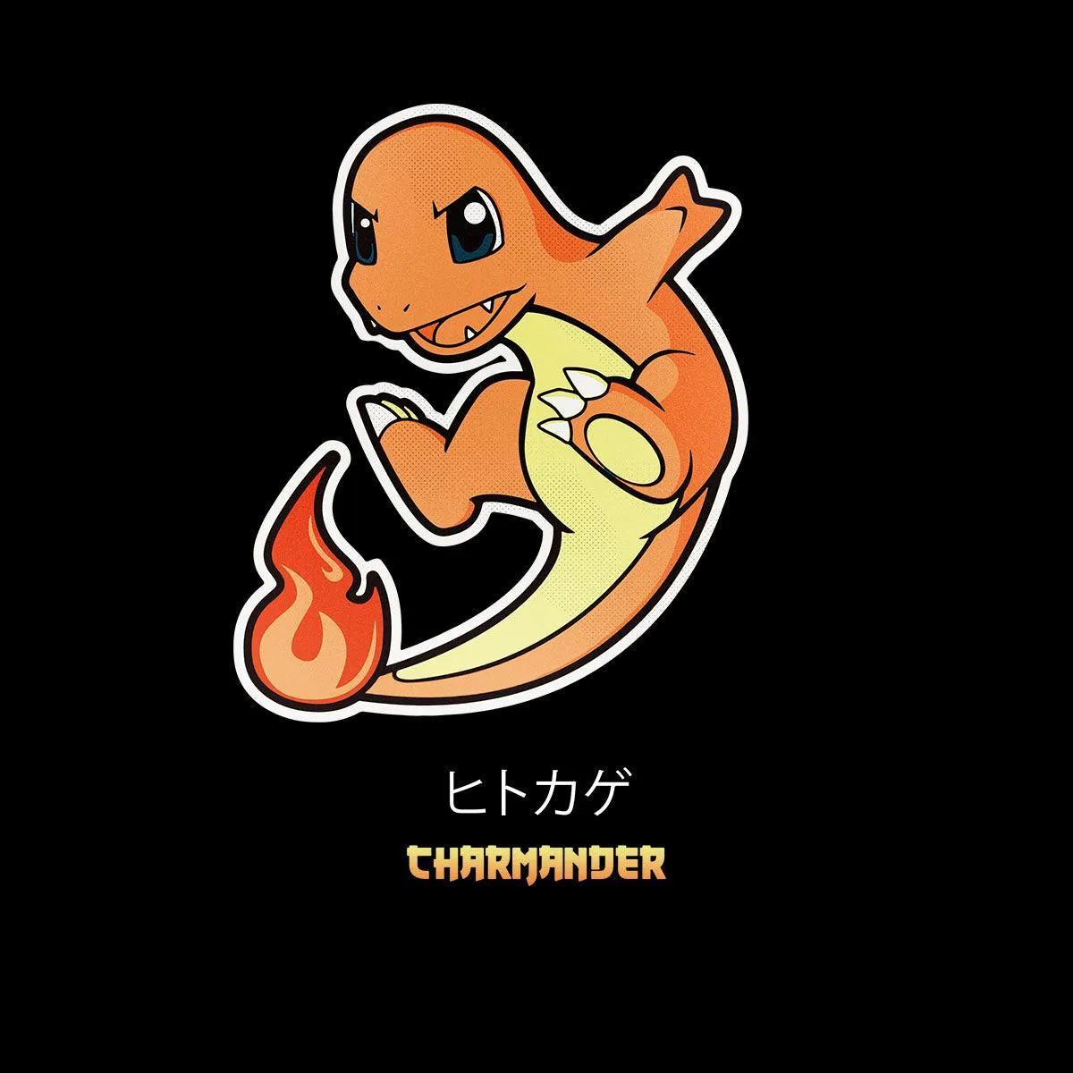 Charmander Japanese style Pokemon Culture geek Movie Adults Unisex T-Shirt