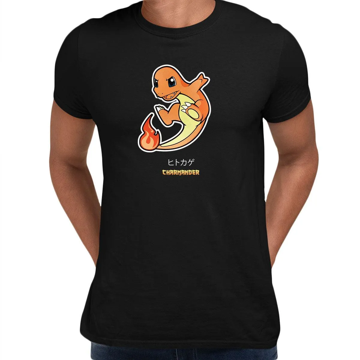 Charmander Japanese style Pokemon Culture geek Movie Adults Unisex T-Shirt