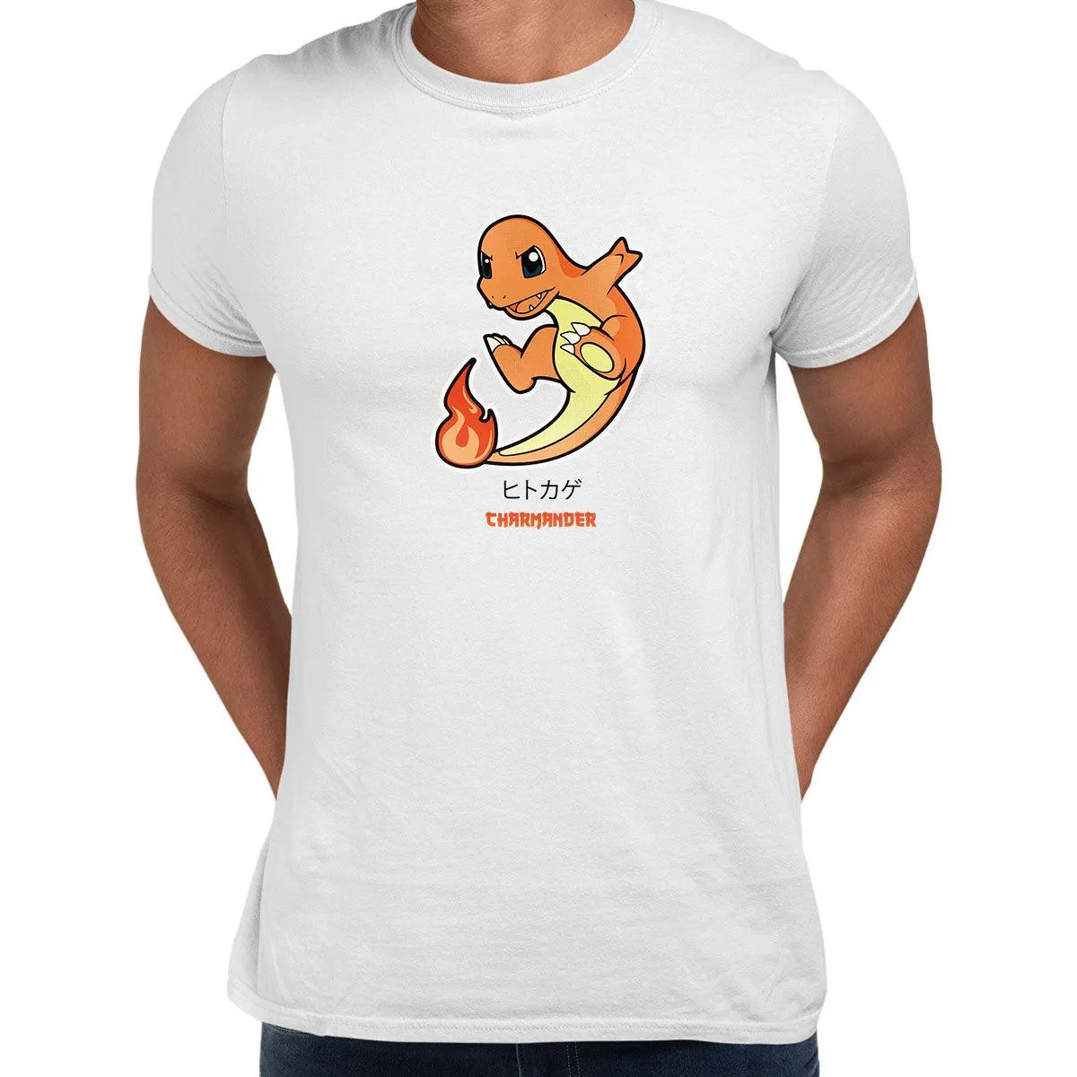 Charmander Japanese style Pokemon Culture geek Movie Adults Unisex T-Shirt