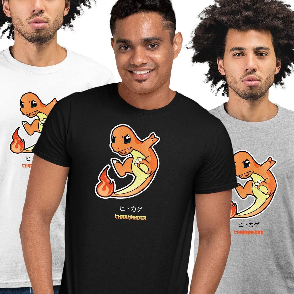 Charmander Japanese style Pokemon Culture geek Movie Adults Unisex T-Shirt