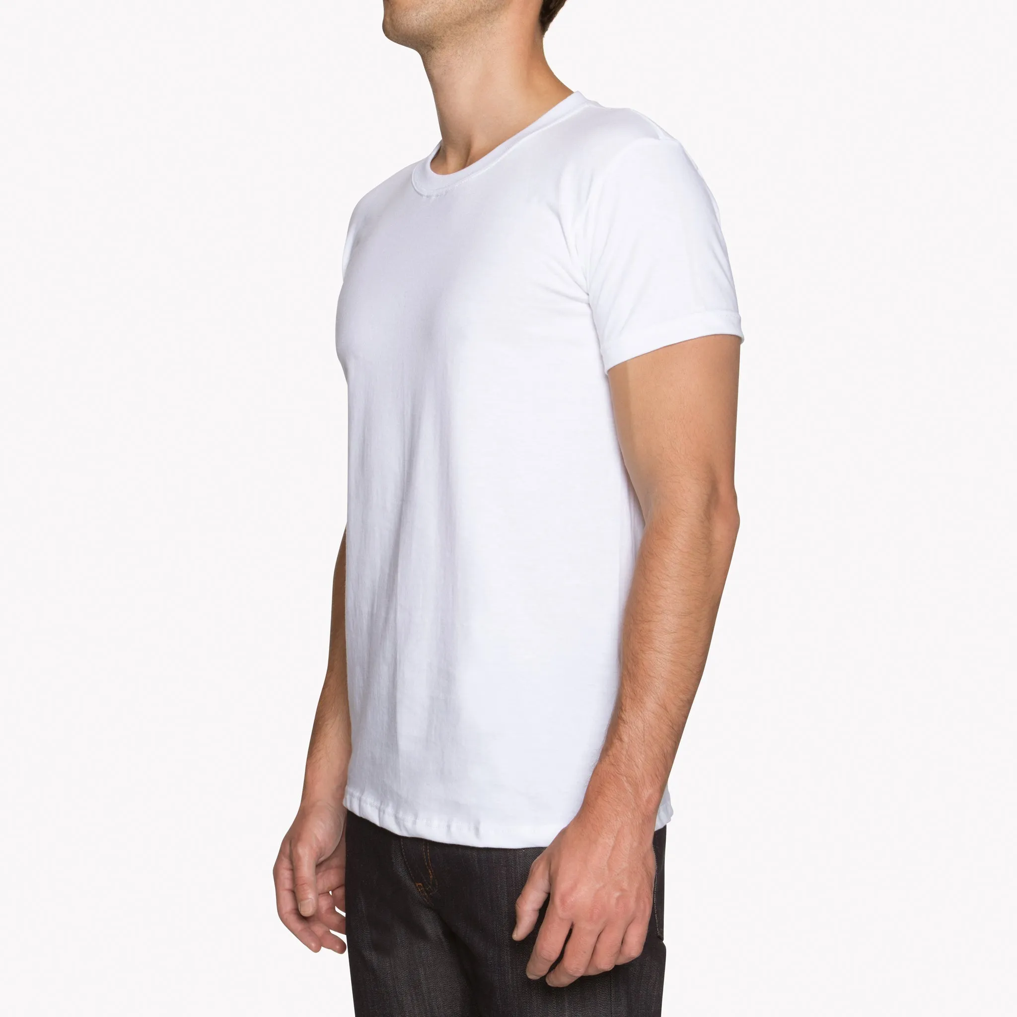 Circular Knit T-Shirt - White