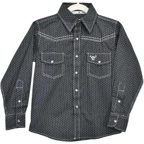 Cowboy Hardware Boys' Dot Print Snap Shirt