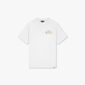 CROYEZ FONT T-SHIRT - WHITE/YELLOW