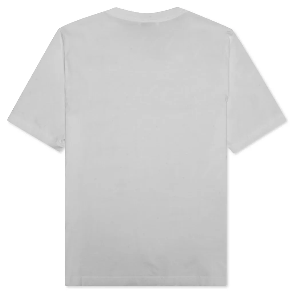 Curb Embroidered T-Shirt - Optic White