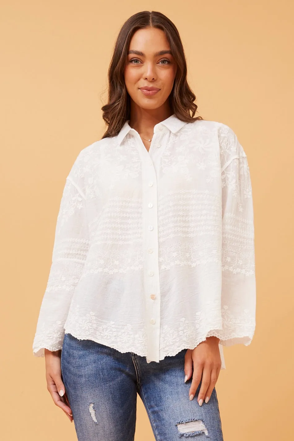 DARA EMBROIDERED SHIRT