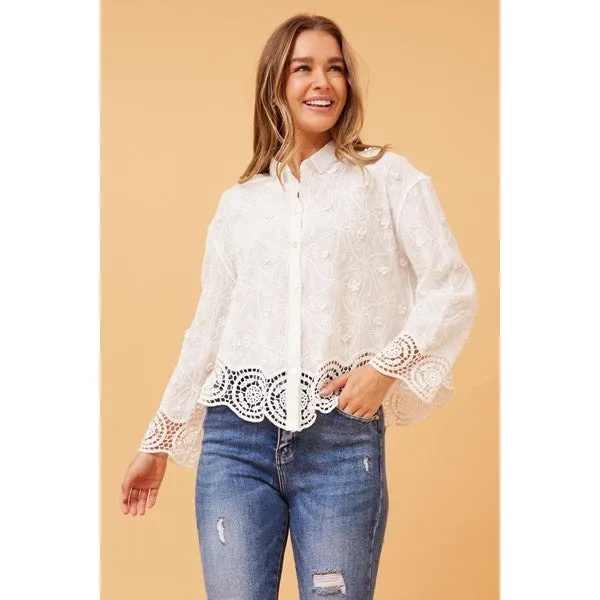 DARA LACE SHIRT