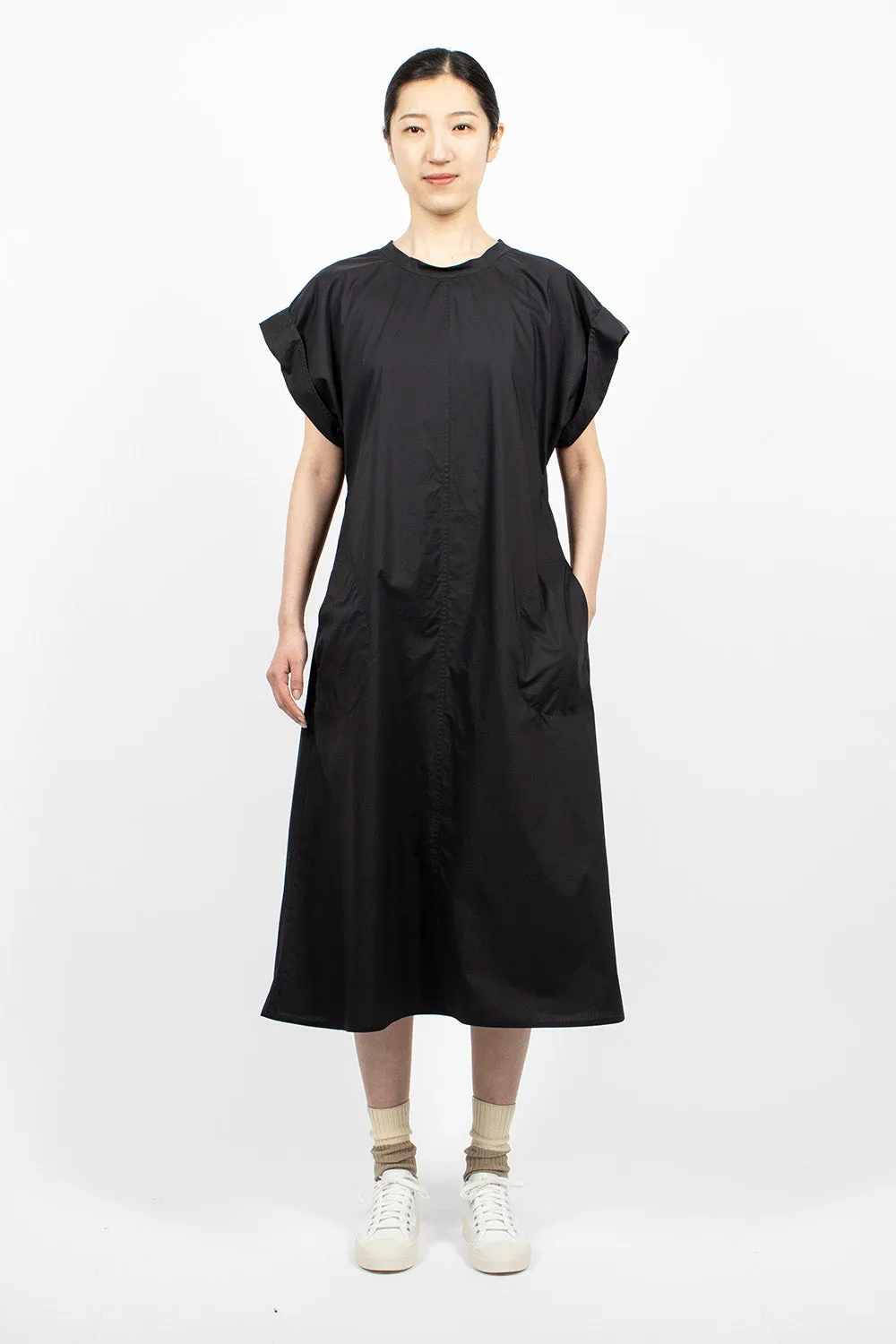 Ducie Long Dress Woven Black