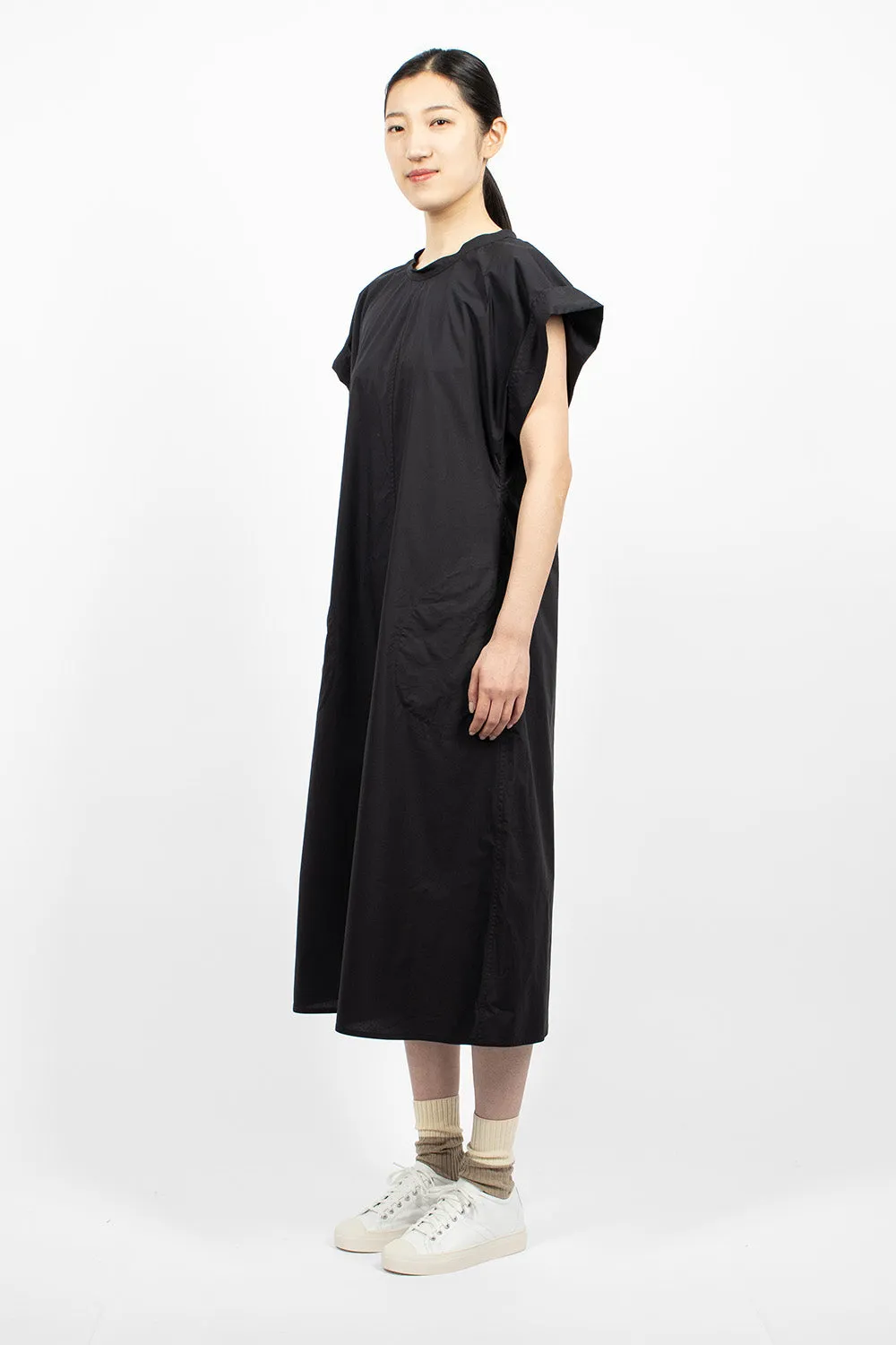 Ducie Long Dress Woven Black