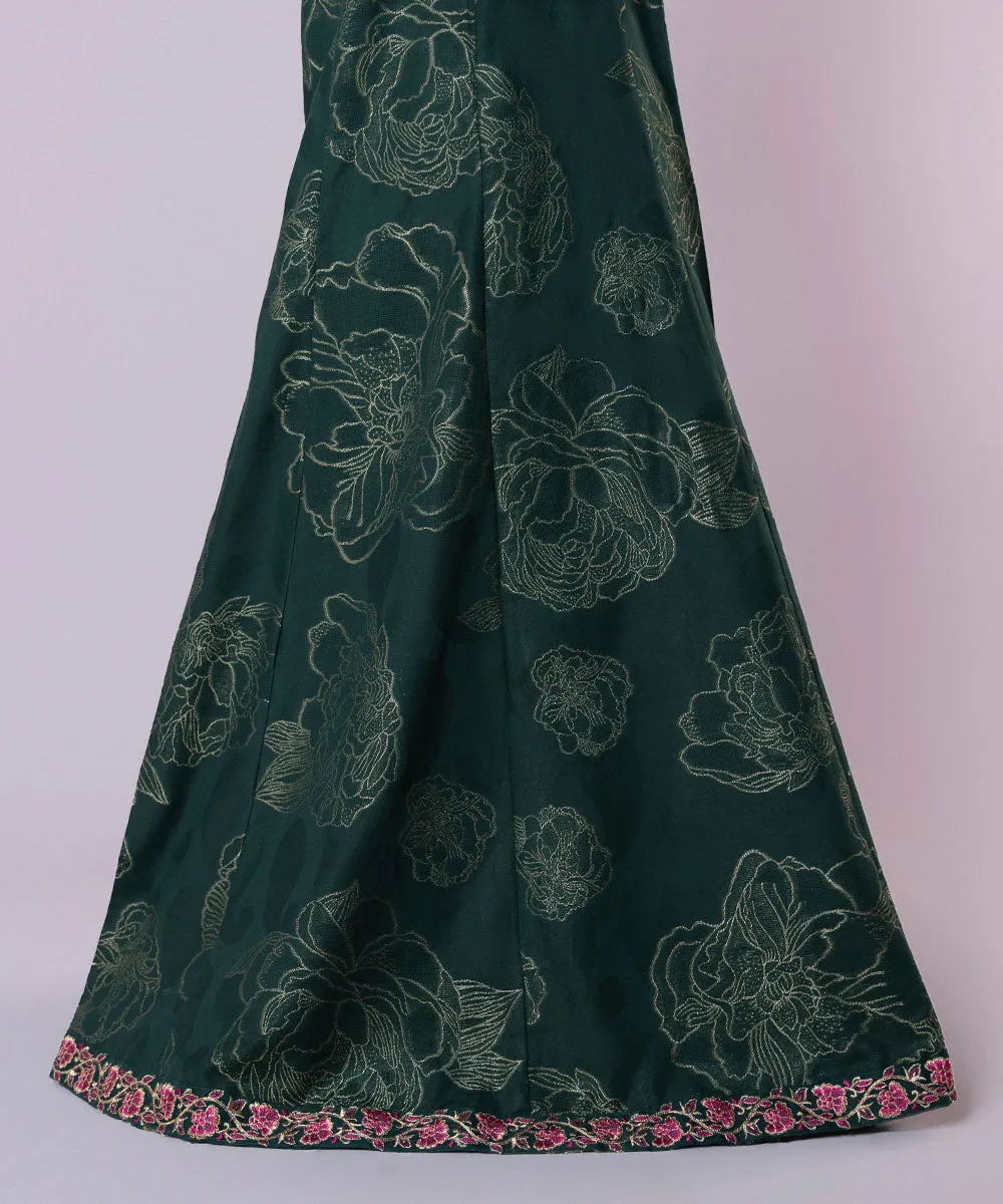 Embroidered Jacquard Sharara