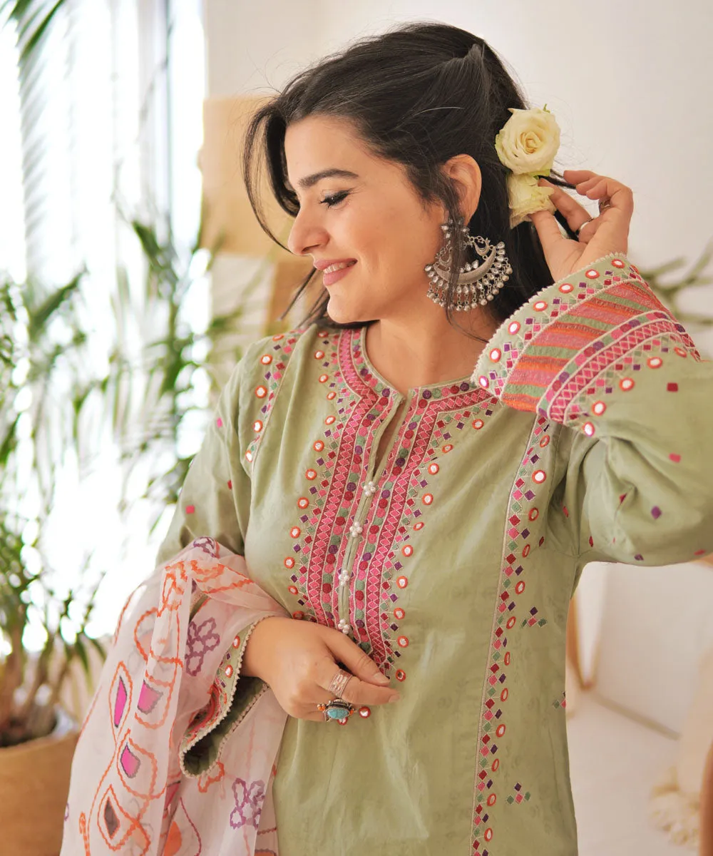 Embroidered Jacquard Shirt