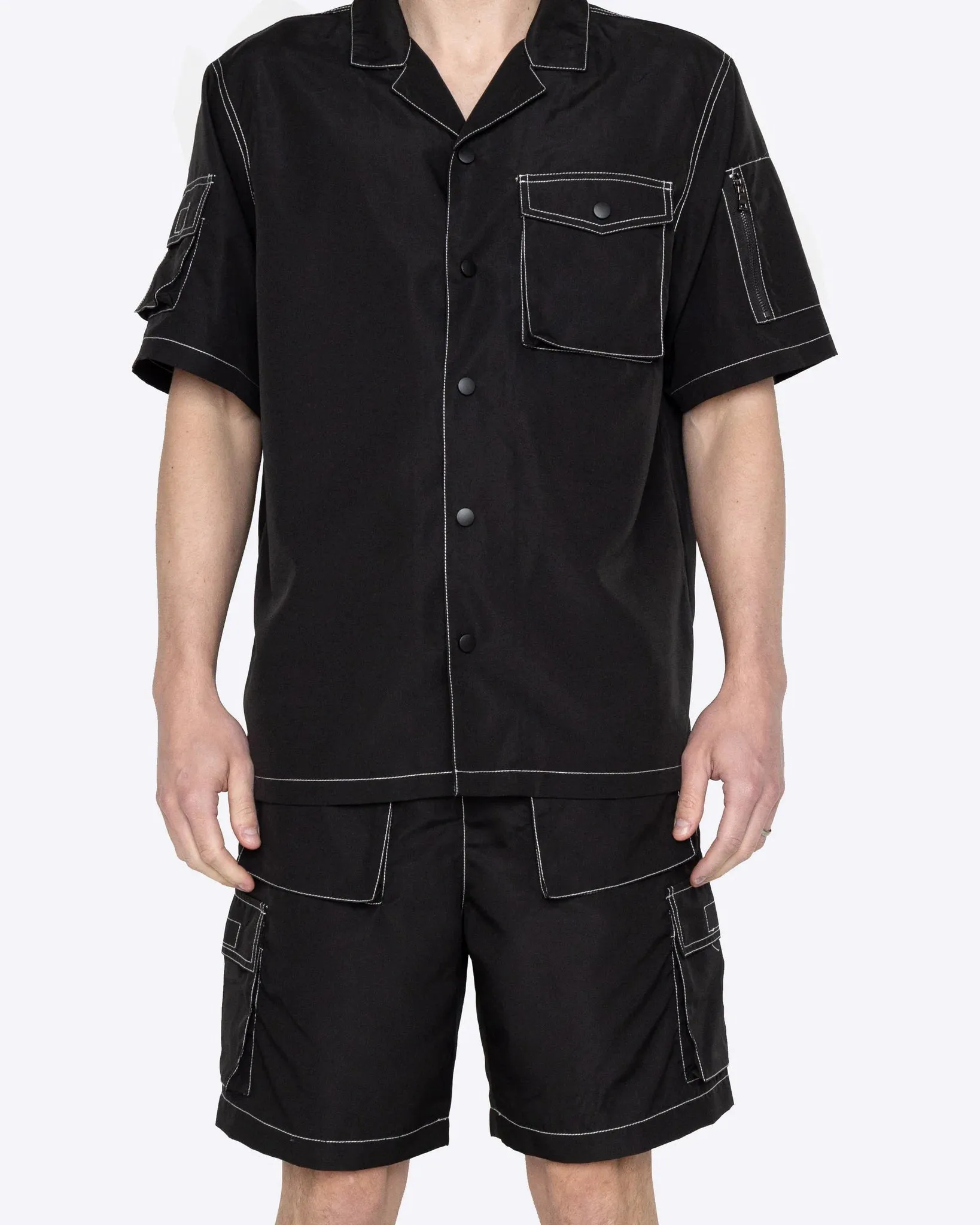 EPTM REWORK SNAP SHIRT BLACK