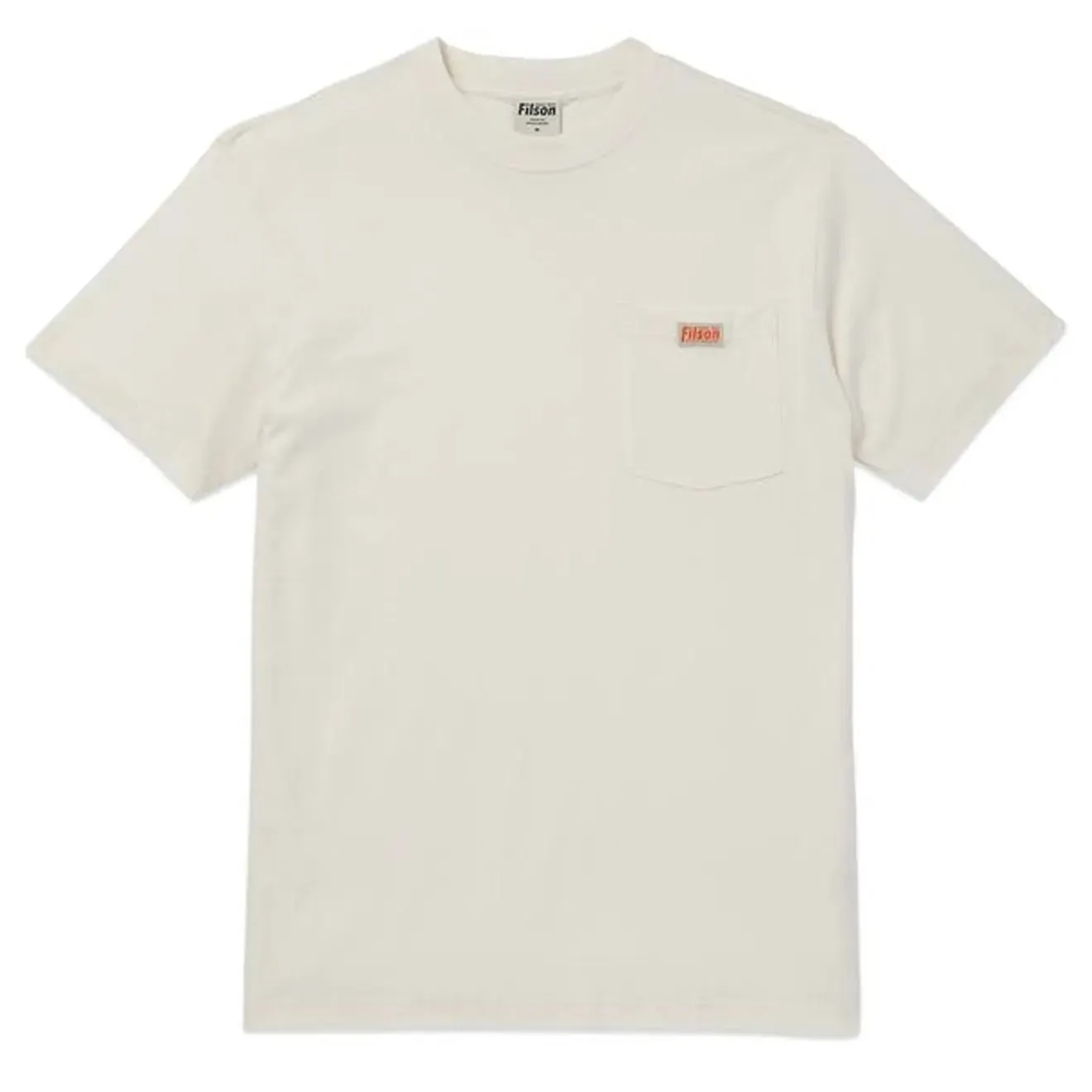 Filson S/S Ranger Solid One Pocket T-Shirt Fast Track White