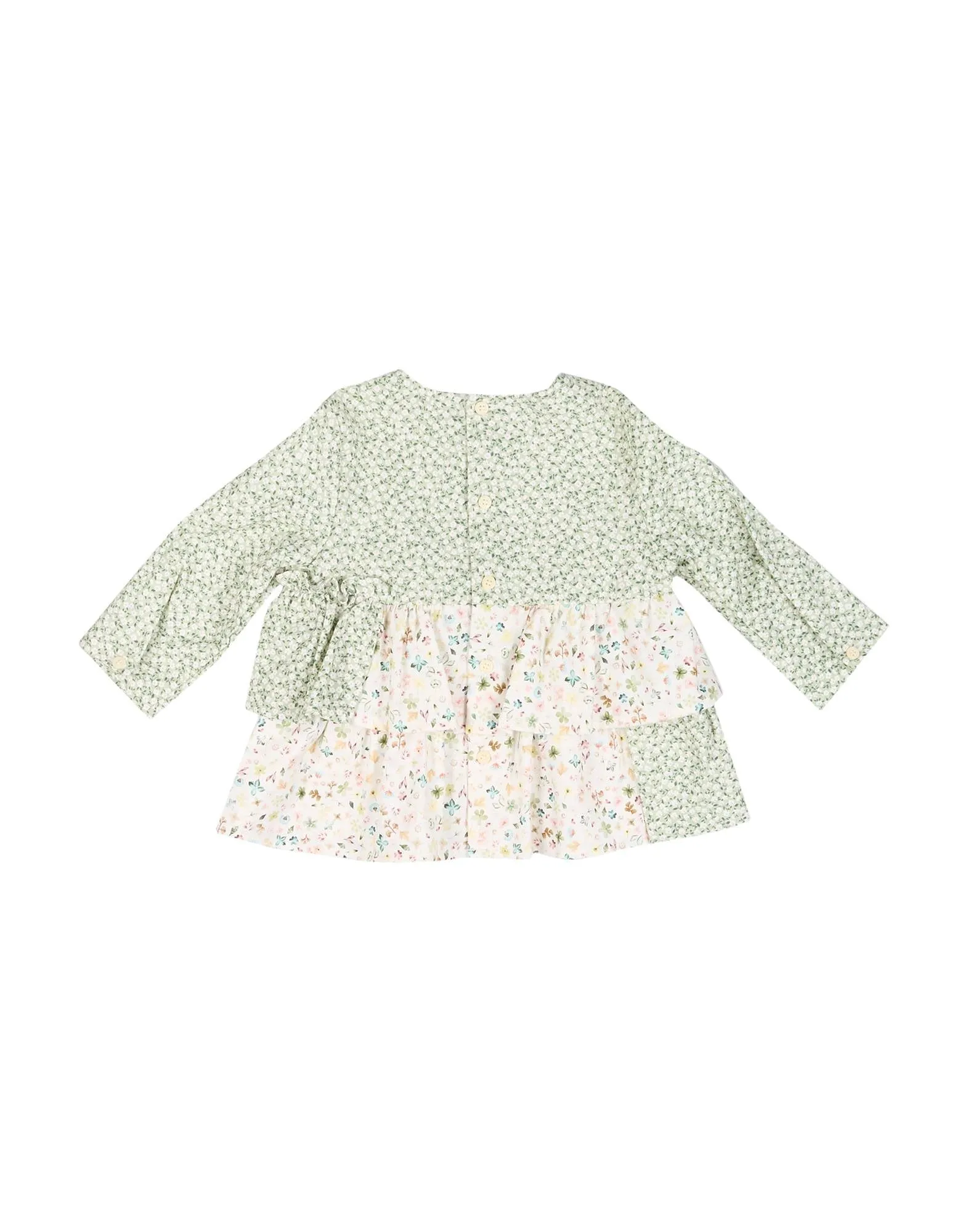 Floral Print Panelled Blouse