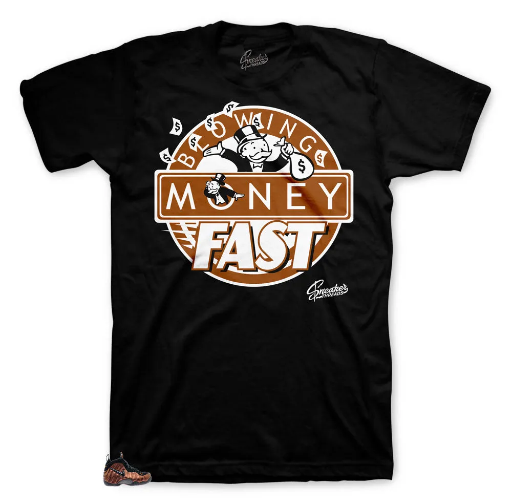 Foamposite Hyper Crimson Shirt - Blowing Money fast - Black