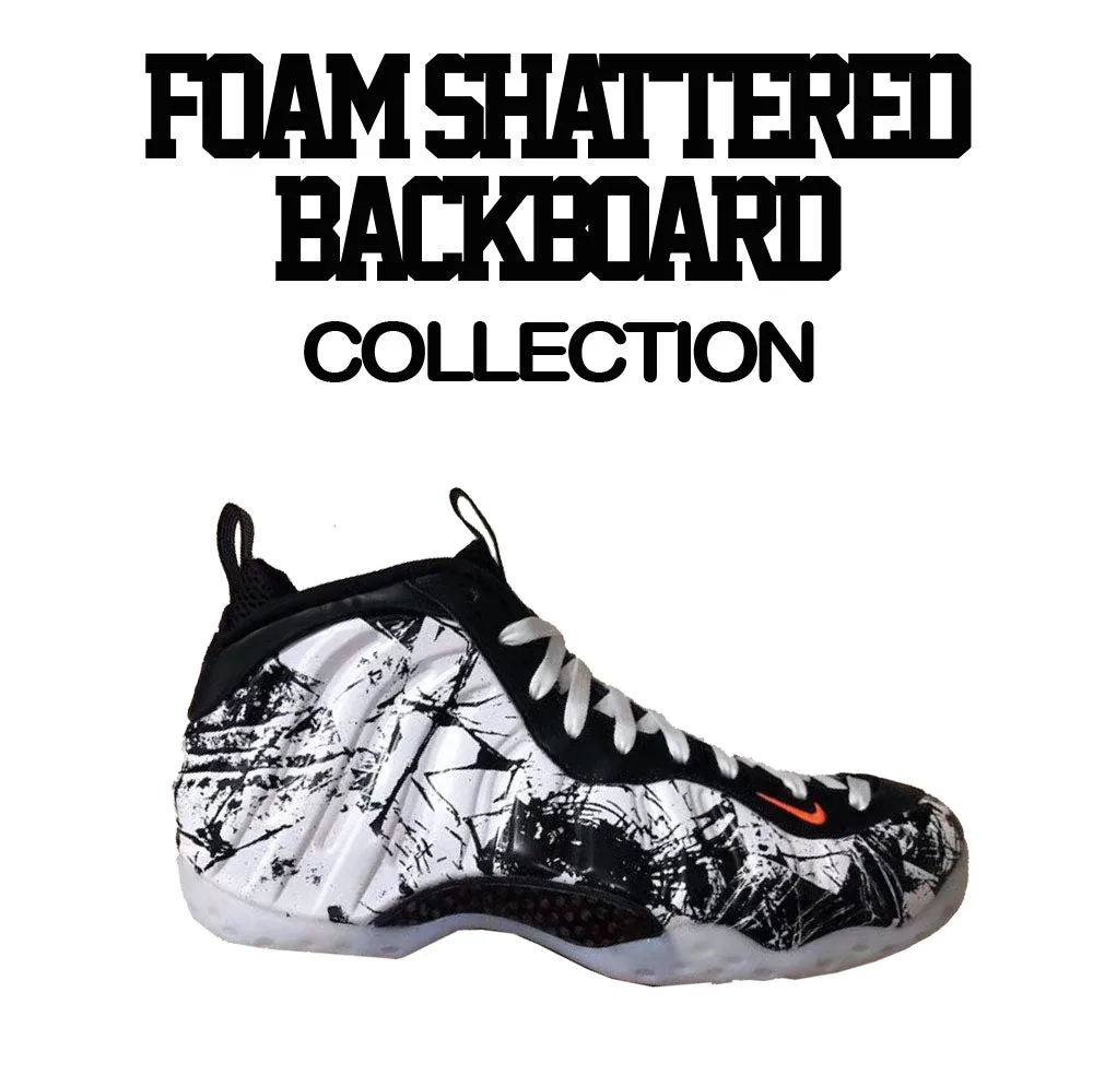 Foamposite Shattered Backboard Shirt - Repeat - White