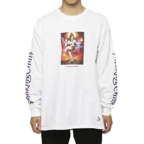 FUCKING RABBIT SMOKING CHILLUM L/S TEE -WHITE