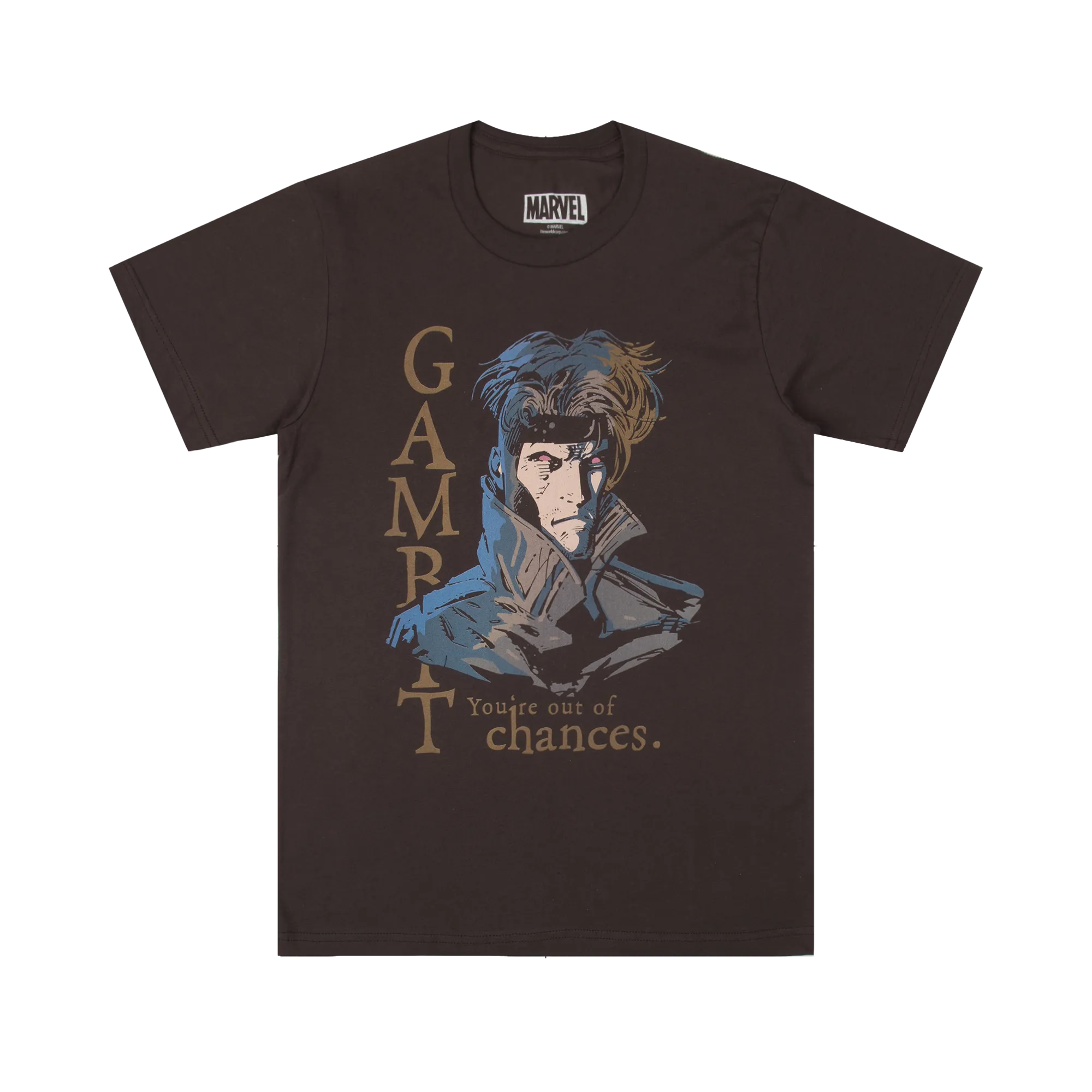 Gambit You're Out Of Chances Brown Tee