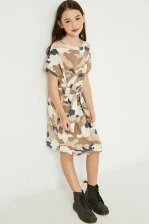 GIRLS Liza Camo Dress