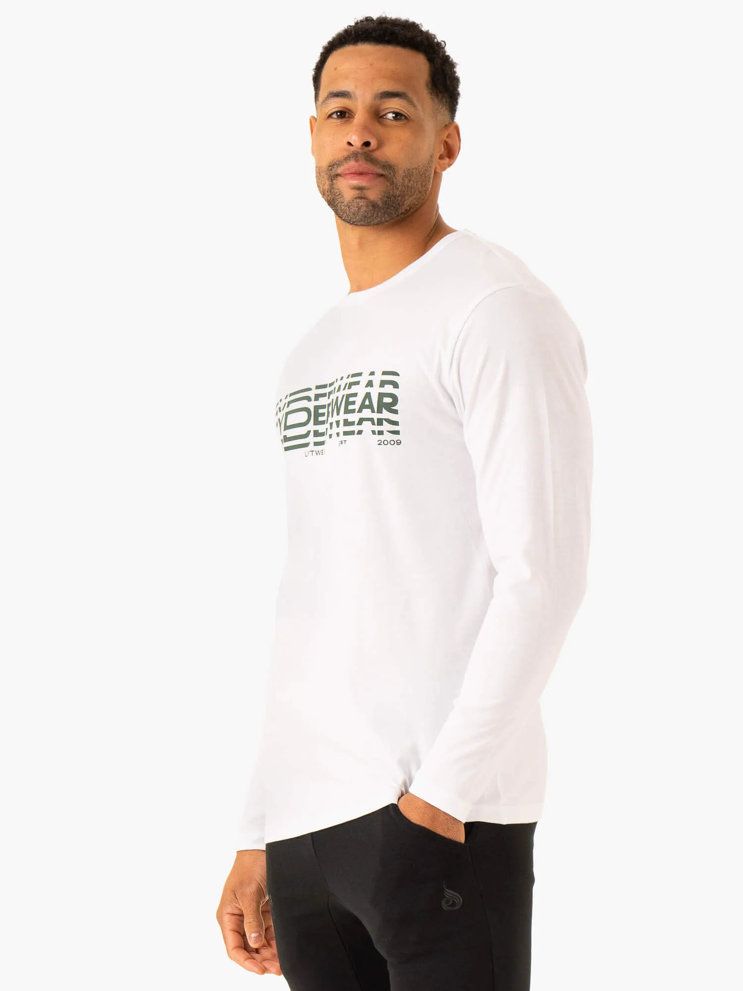 Graphic Long Sleeve T-Shirt - White