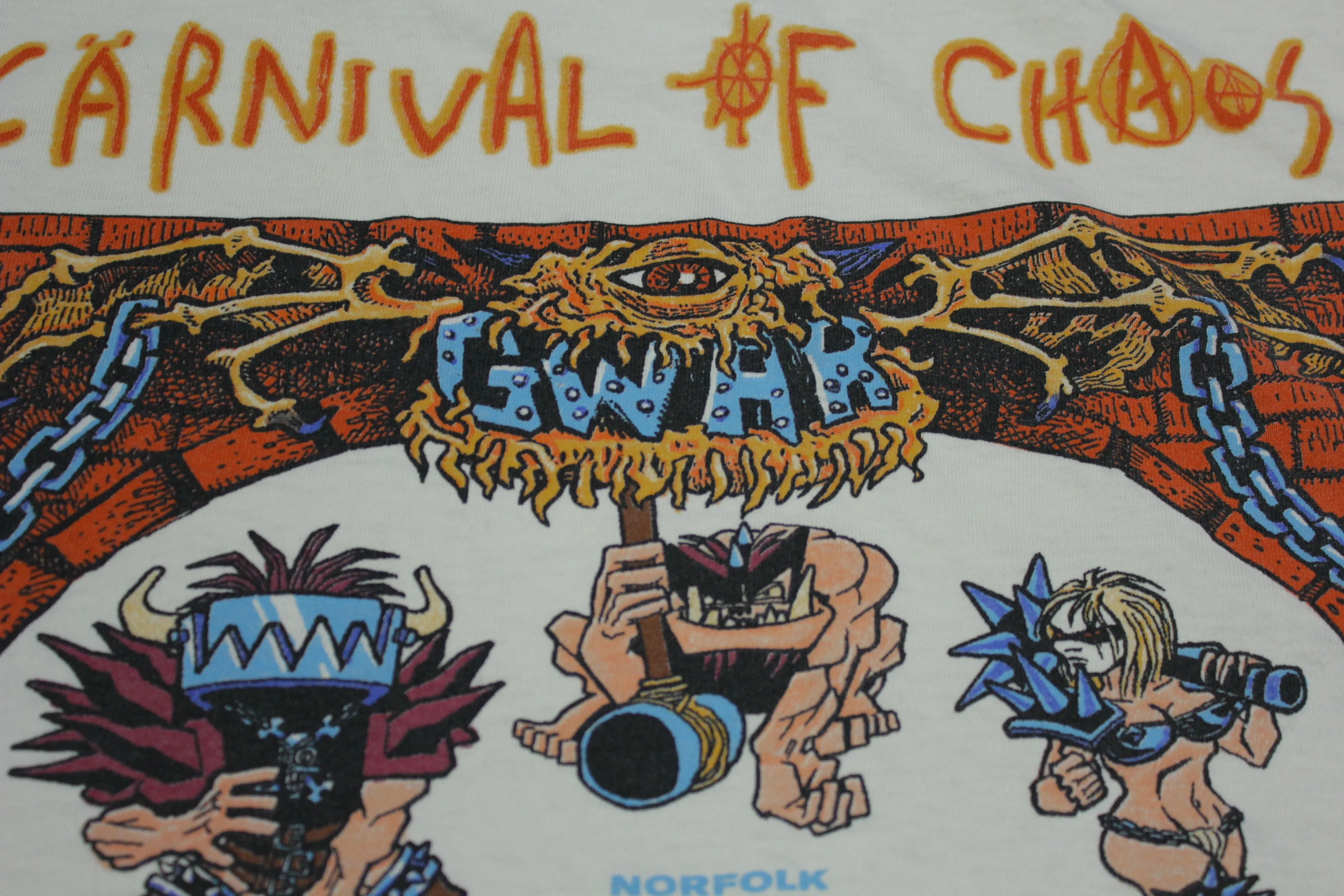 Gwar 1997 Carnival of Chaos Winterland Rock Express Tour T-Shirt