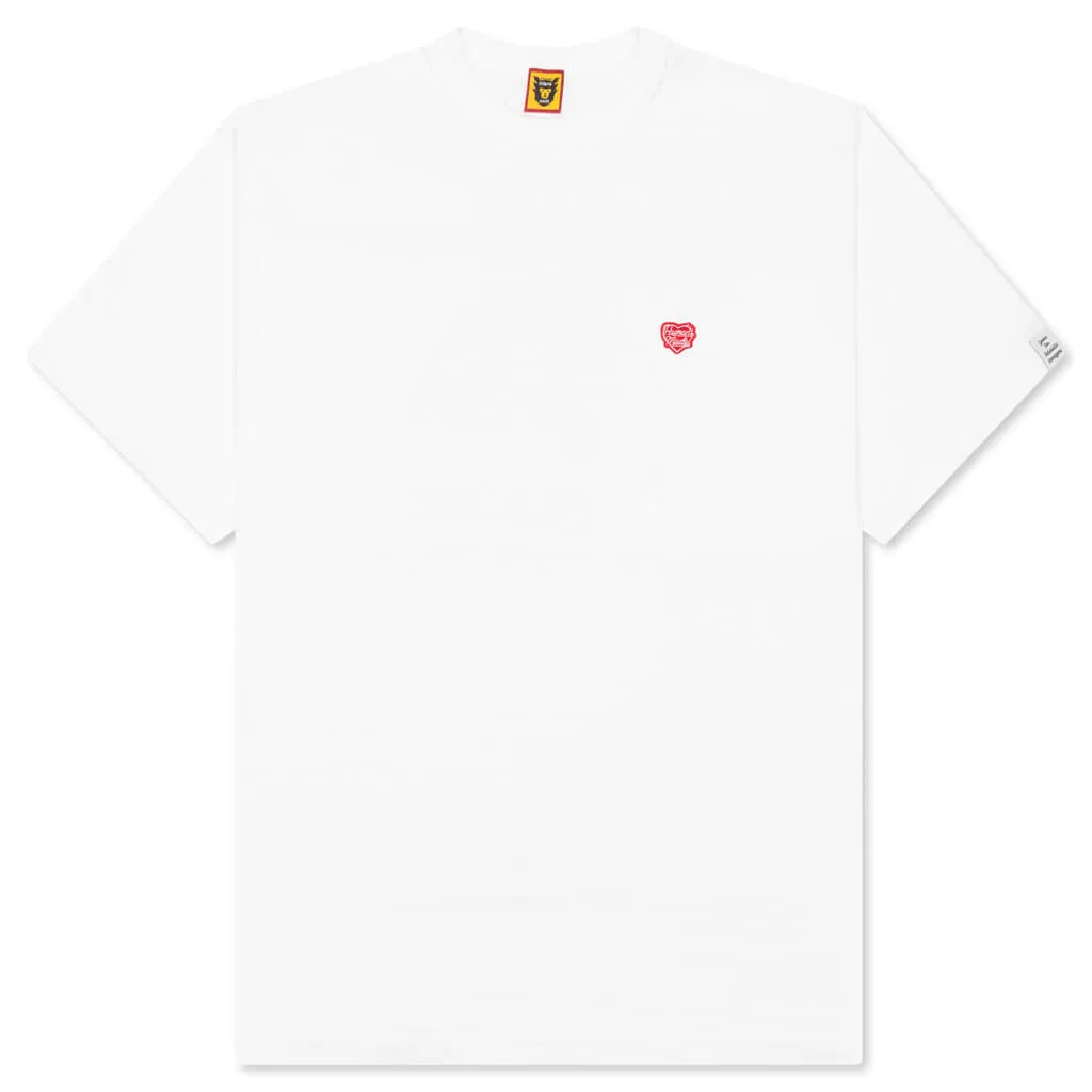 Heart Badge T-Shirt - White