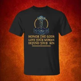 Honor the Gods Black T-Shirt