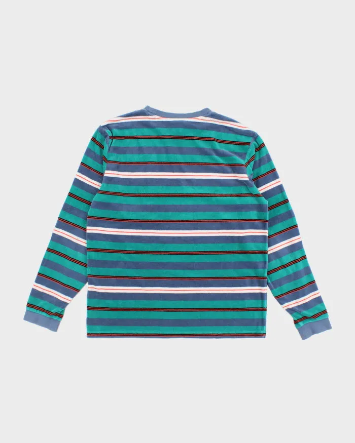 Huf Striped Long Sleeve T-Shirt - M