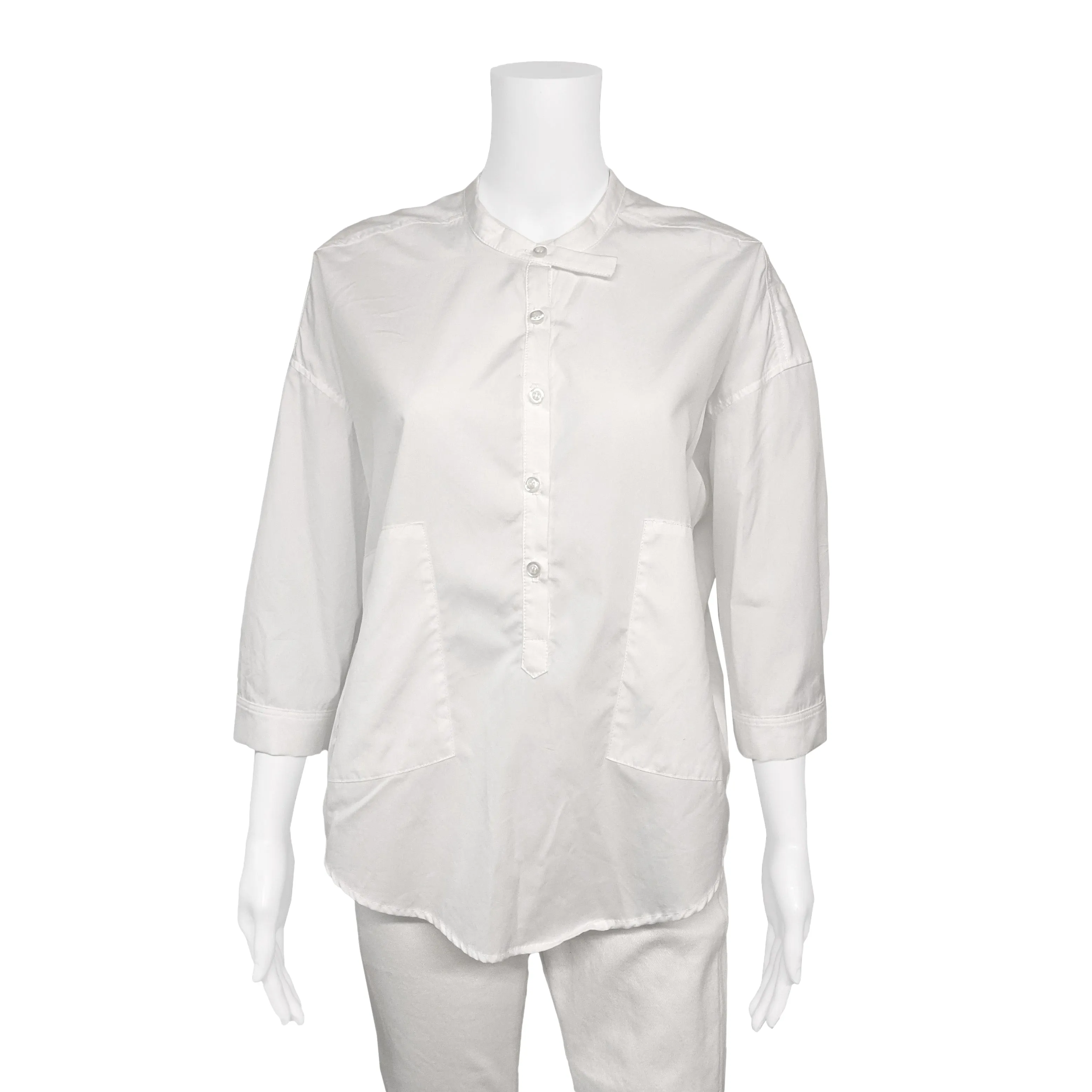 Isabel Top in White Poplin by SBJ Austin from Good Company