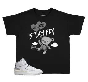 Kids Cement Grey 2 Shirt - Money Over Love - Black