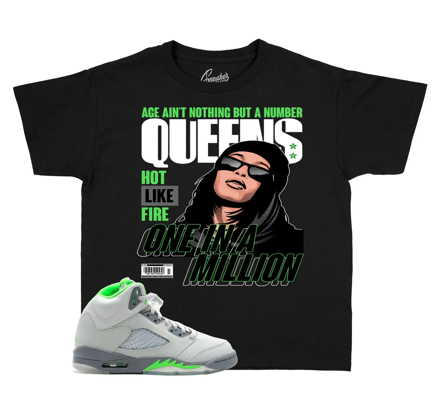 Kids - Green Bean 5 Queens Shirt